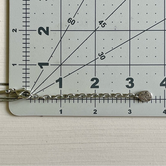 Textured Silver Gold Tube Round Beads Two-Strand Silver Snake Chain Necklace - Picture 8 of 9